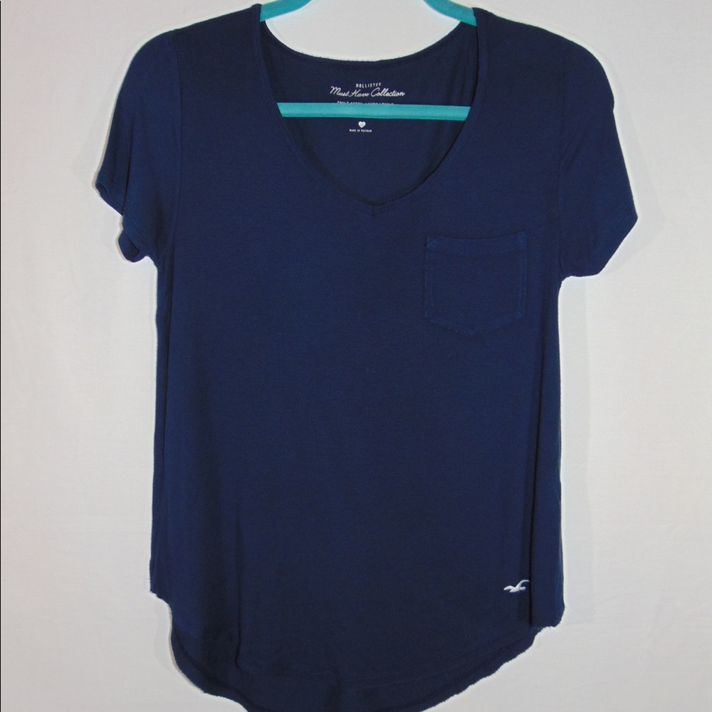 Navy Blue Hollister T-shirt